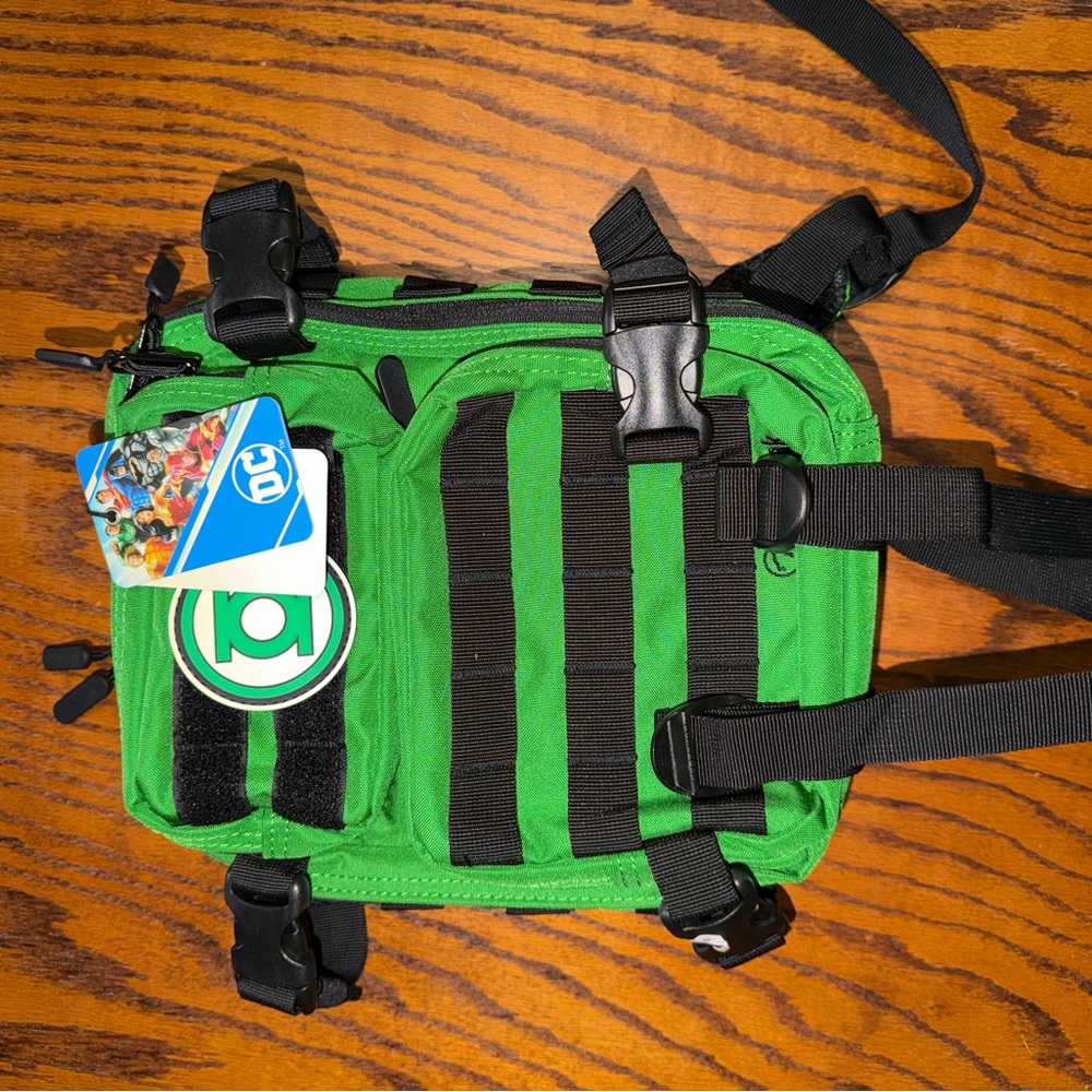 Green Lantern Themed Backpack